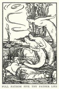 Täysi syvyys viisi isäsi valehtelee (litho) tekijältä Robert Anning Bell