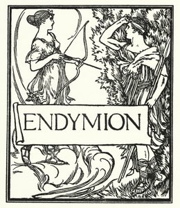 Kuvitus John Keatsin runoille: Endymion (litho) tekijältä Robert Anning Bell