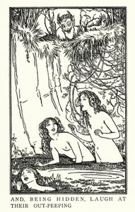 Kuvitus John Keatsin runoille: Endymion (litho) tekijältä Robert Anning Bell