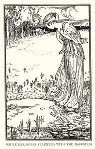 Kuvitus John Keatsin runoille: Lamia (litho)
