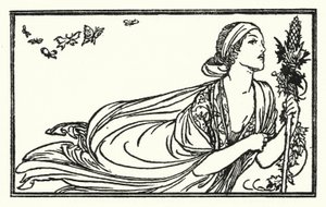 Kuvitus John Keatsin runoille: Sleep And Poetry (litho)