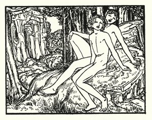 Shelley: Shelley: Prometheus Unbound (litografia). tekijältä Robert Anning Bell