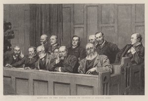 Luonnokset Royal Courts of Justiceissa, erikoistuomaristossa