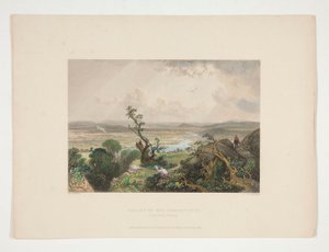 Connecticutin laakso (Mountilta Holyoke), kuva Nathaniel Parker Willisille
