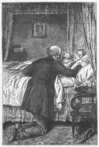 Kohtaus George Eliotin Scenes of Clerical Lifesta, 1883 tekijältä Robert Brown