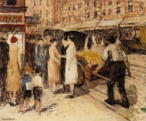 Lower East Side, n. 1930 (öljy kankaalle)
