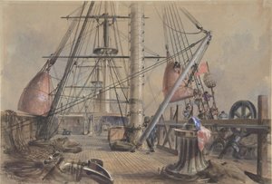 Ulospääsy yhdestä suurista poijuista: Suuren idän kansi näkymästä..., 1865-66. tekijältä Robert Charles Dudley
