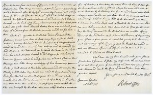 Robert Cliven kirje Thomas Pelham-Hollesille, 23. helmikuuta 1757. tekijältä Robert Clive