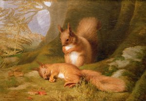 Oravat metsässä, 1874