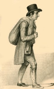 Henry Lemoine, eksentrinen kirjakauppias ja kirjailija, 1822.