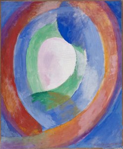 Pyöreät muodot, kuu nro 1 tekijältä Robert Delaunay
