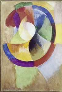 Pyöreät muodot, aurinko nro 2 tekijältä Robert Delaunay