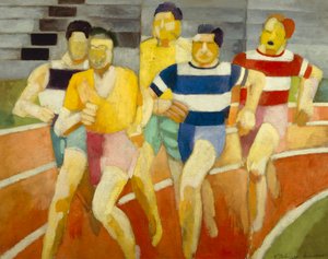 The Runners, n. 1924 (öljy kankaalle)