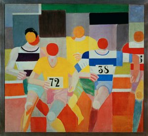 Juoksijat tekijältä Robert Delaunay