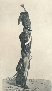 George Augustus Quentin 10. upseeri eli Walesin prinssi hussarit, elämästä otettu,