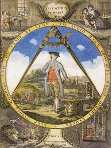 Pidä Compassissa c. 1784 (käsinvärinen etsaus ja kaiverrus)