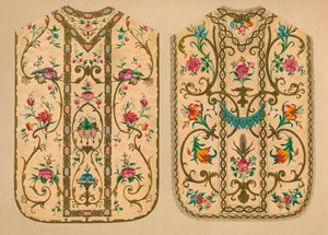 Luigi & Ersilia Martinin brodeeratut chasubles, 1893. tekijältä Robert Dudley