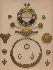 Kultaiset koristeet ja rintakoru, 1863. tekijältä Robert Dudley