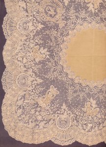 Brussels Lace -nenäliina, 1863.