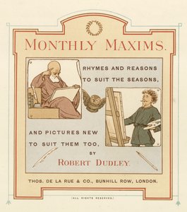 Monthly Maximsin otsikkosivu tekijältä Robert Dudley