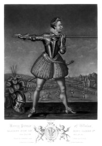 Henry, Walesin prinssi, kuningas James I:n vanhin poika, 1816.