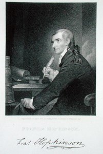 Francis Hopkinson (1738-91) kaiverrus James Barton Longacre (1794-1869) (kaiverrus) tekijältä Robert Edge (after) Pine