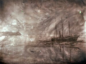 SS Roosevelt, amerikkalainen höyrylaiva, joka laskettiin vesille 1905 ja joka rakennettiin Robert Pearyn naparetkelle.... tekijältä Robert Edwin Peary