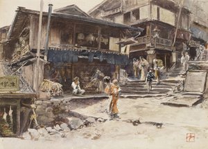 Katu Ikaossa, Japanissa I, 1890 tekijältä Robert Frederick Blum