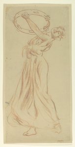 Study for Girl with Tambourine, "Vintage Festival", Mendelssohn Glee Club, New York tekijältä Robert Frederick Blum