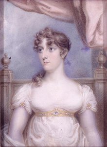 Rouva Robert Fulton, n. 1810-1815 (akvarelli norsunluulle)