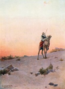 Aavikkopartiolainen (värilitografia) tekijältä Robert George Talbot Kelly