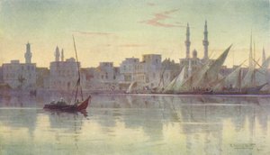 Early Morning at Damietta, c1880, 1904 tekijältä Robert George Talbot Kelly