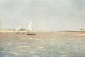 Pohjoistuuli Ylä-Niilillä, c1880, 1904 tekijältä Robert George Talbot Kelly