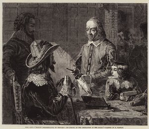 Harvey esitteli Charles I:lle verenkierron teoriaansa