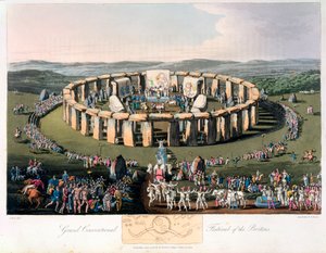 "Brittien suuri perinteinen festivaali", 1815 tekijältä Robert Havell