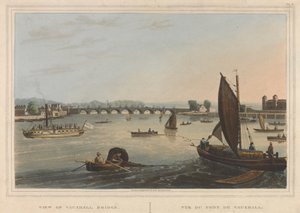Vista de Vauxhall Bridgefinnish tekijältä Robert Havell