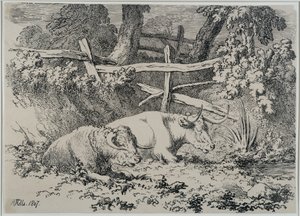 Nauta lepää, 1807 tekijältä Robert Hills