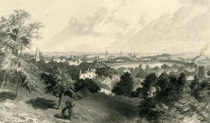 "City of Providence, Prospect Hillistä", 1872.