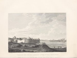 Illustrasjon hentet fra boken Valitse näkymät Mysore, Tippoon maa Sultan av Home, Robert og utgitt av Julkaisija Mr. Bowyer (gb, 1794)