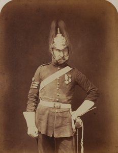 Kersanttimajuri Stewart, 5. (Walesin prinsessa Charlotte) Dragoon Guards tekijältä Robert Howlett