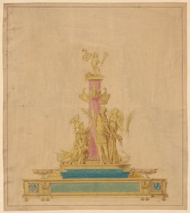 Inkstand -piirustus tekijältä Robert Joseph Auguste