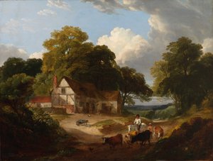 Barnyard Scene, 1700-luvun loppu - 1800-luvun alku.