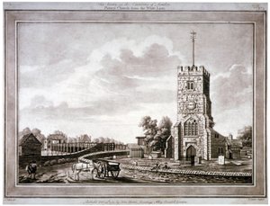 Church of St Mary, Putney, Wandsworth, Lontoo, 1783.