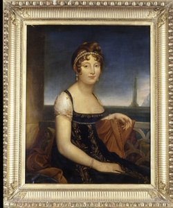 Marie-Paulette nimeltä Pauline Bonaparte, prinsessa Borghese (Napoleon I:n sisar) - kirjoittanut Robert Lefevre (1756-1830)