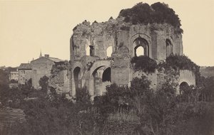 Templum Minerva Medica ja ympäröivä alue,1861 (kuva) tekijältä Robert MacPherson