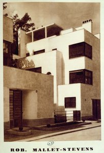 Talo rue Mallet-Stevens-kadulla, 16th Arrondissement Pariisissa, noin 1930