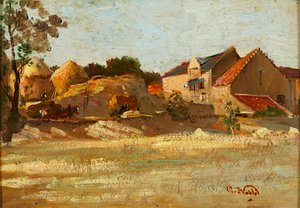 East Lothian Farm (öljy aluksella)