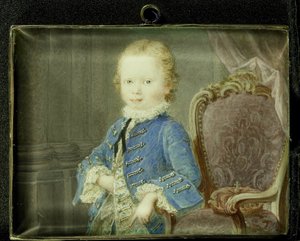 William V (1748-1806), Orange-Nassaun prinssi, lapsena tekijältä Robert Mussard