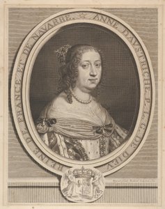Itävallan Anna, 1660. tekijältä Robert Nanteuil