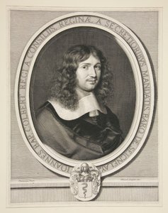 Jean-Baptiste Colbert, finanssien yleiskontrollööri (finanssien yleiskontrollööri) tekijältä Robert Nanteuil
